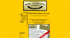 Desktop Screenshot of modelrailroadinguniversity.com